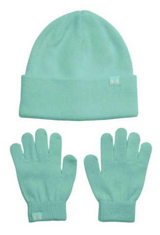 Girls Under Armour Beanie Glove Combo