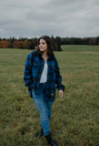 Country Liberty Plaid Fleece (Size XL Only)