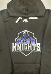 Carleton Blue Knights Dry Fit Hockey Lace Hoodie