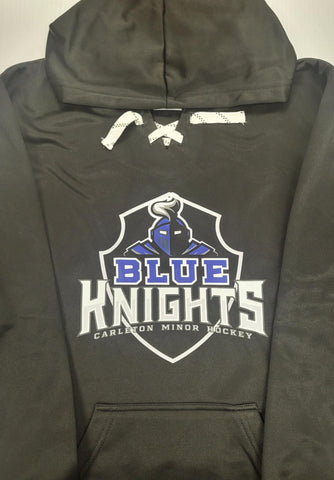 Carleton Blue Knights Dry Fit Hockey Lace Hoodie