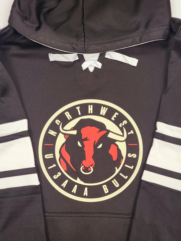 Northwest Bulls Dry Fit Hockey Hoodie