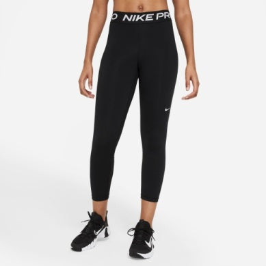 Womens Nike Pro Mid-Rise Crop Leggings