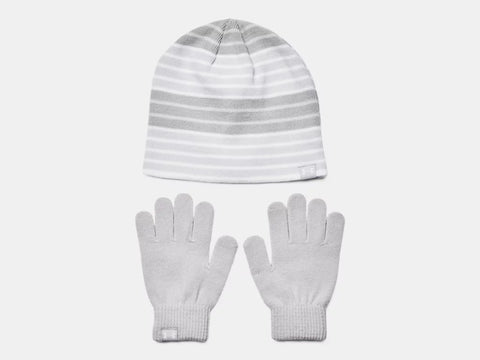 Girls Under Armour Beanie Glove Combo