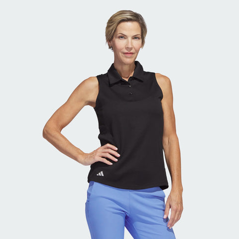 Womens Adidas Dry Fit Sleeveless Golf Shirt