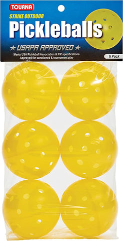 Tourna Pickleballs (6 Pack)