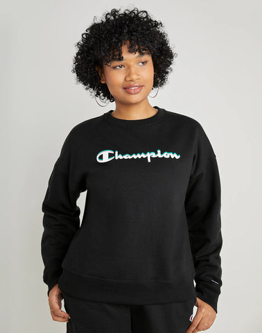 Womens Champion Crew Sweater (Size Large Only)
