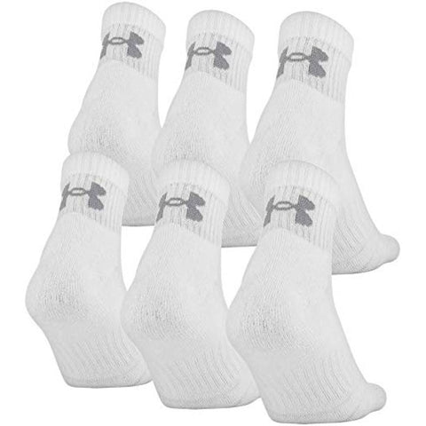 Under Armour Quarter Socks (3 pack) (Men Size 12-16 Only)